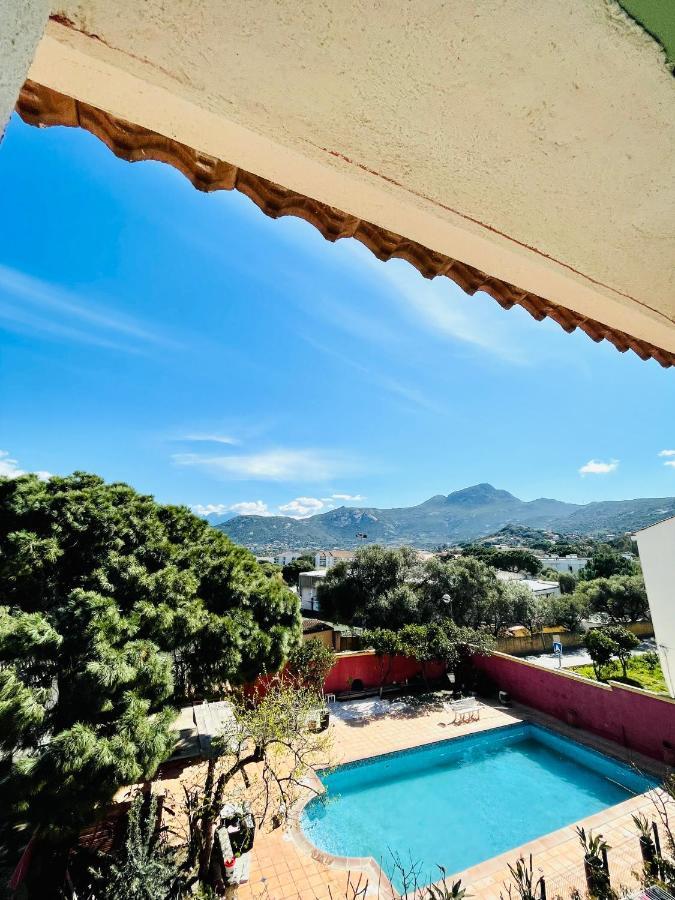 Residence Antonia Appartements Avec Piscine Commune - Centre Ville Calvi กาลวี ภายนอก รูปภาพ